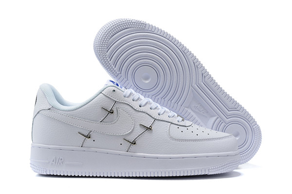 Women's Air Force 1 Low Top White Shoes 087